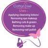Cotton Tree 100% Pure Cotton, Round Cotton Wool Pads, 80