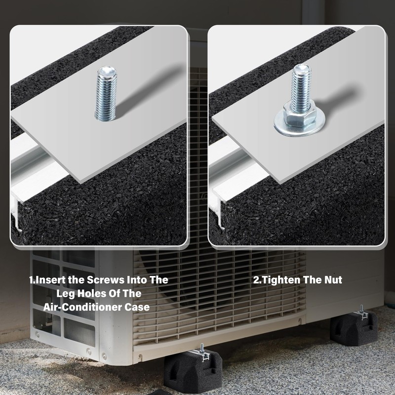 4 Pack Floor Mounting Base Kit for Mini Split Air