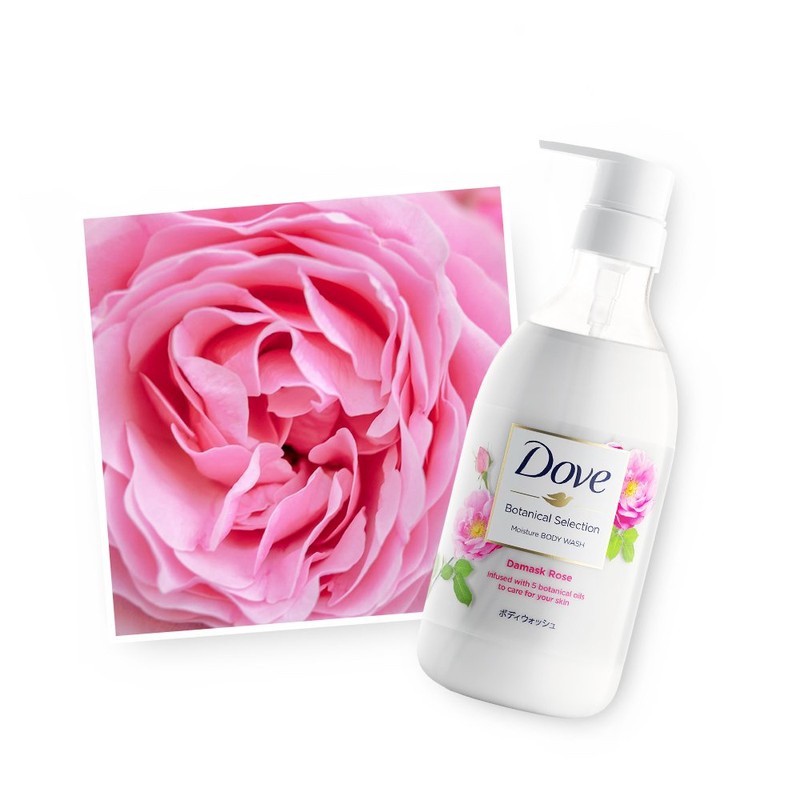 Dove Botanical Selection Damask Rose Body Wash, Refill, 12.6 oz