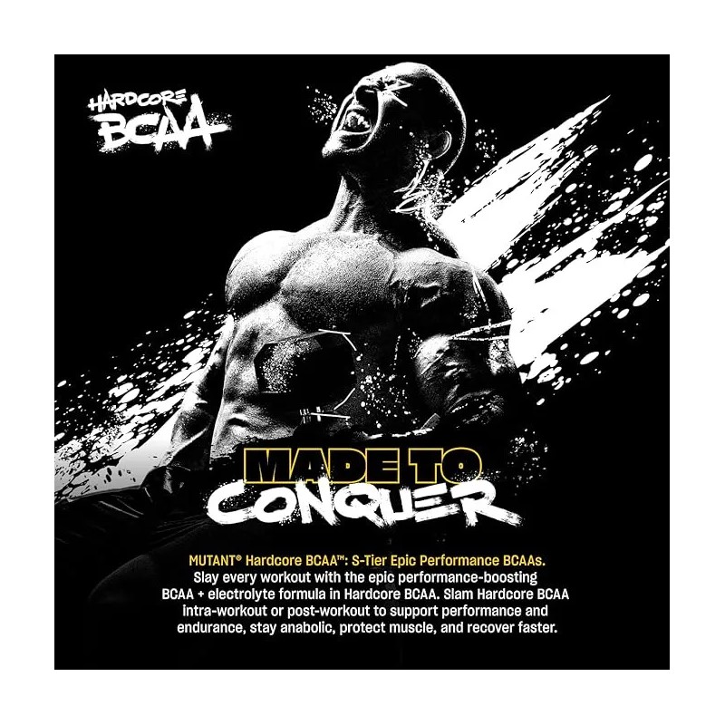 Bcaa Hardcore Mutant Aminoacidos Suplemento 30 Servicios Sabor Frutos Rojos