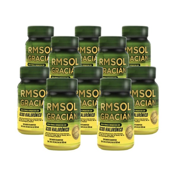 RMSOL 30 Tabletas De 850 Mg (Pack de 10 pzs) Acido hialuronico