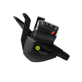 Box Four 8 Speed Dispaly Multi Shift Non E-Bike Shifter 2 Piece Pull Lever up to 3 Gears Per Click Bicycle Shift Lever Cable for Mountain Bike Shifters, MTB, Bicycle Gear Shifter Cycling