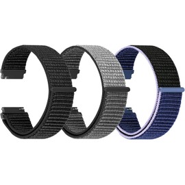 YCHDDER - Solo Loop Quick Release Nylon Watch Strap - 16mm 18mm 19mm 20mm 22mm 24mm Watch Straps for Men Women