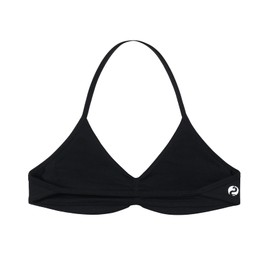 AUROLA Influence Strappy Bra Sports Bras for Women, Backless Padded Impact Strappy Bra for Workout Gym Yoga with Removable Cups,Black,XS