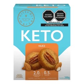 Galletas Keto Dubush Sabor Nuez 200g Sin Gluten                                                                                                       