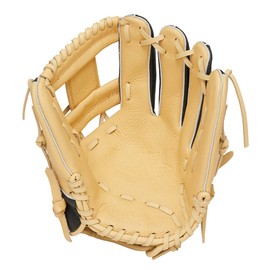 GRXASPLN62 Adult General Baseball Glove, 11.25 inches, For Soft Baseball (Japanese-style Rubber Ball Baseball), All Around, Camel, Right Throw, Mitt