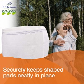Tendercare Nateen - Reusable Incontinence Pants - 20 Medium Adult Mesh Pants - Incontinence Stretch Net Pants for Men & Women - Latex Free Material