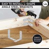 OMIDEAS 20 x Angle Bracket (60 x 60 x 16)