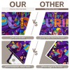 ZTHMOE Fabric 72x43inch Happy Purim Backdrop Jewish Banner