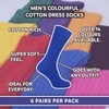 6 Pairs Multipack Mens Ribbed Dress Socks | Sock Snob