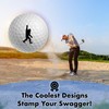 HODL 21 Ball Badge Golf Ball Stamp – Self-Inking Golf