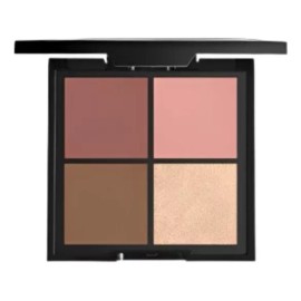 Zermat Paleta De Rubores Incluye Iluminador Eleganzza Zermat Tono Del Maquillaje Café