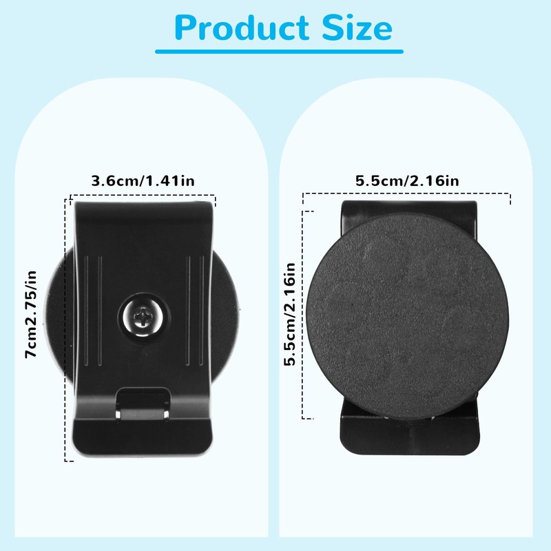 WSOQYEO Magnetic Tool Holder Strong Clip Magnets On Belt Holster