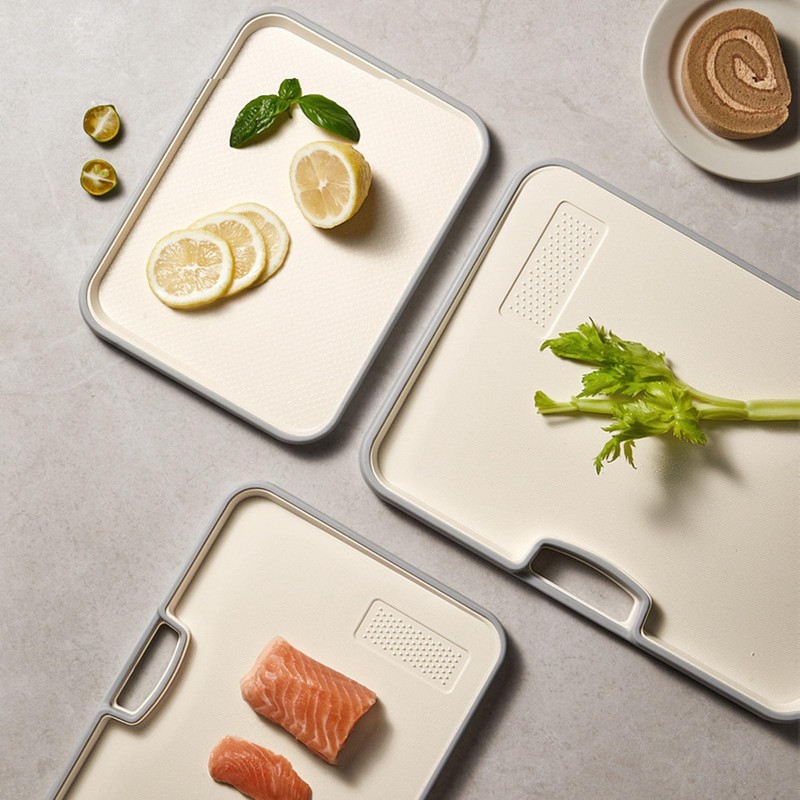 Chopping Board, Hygienic Chopping Board with Slanted Plate for Home