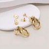 8PCS 14K Gold Plated Earring Backs for Droopy Ears Hypoallergenic