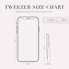 Tweezerman 트위저만 스테인리스 스틸 포인트 핀셋 - 눈썹 정밀 얼굴