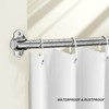 Mcrbeay Adjustable 48-85 in Extra Wide Shower Rods for Bathroom,