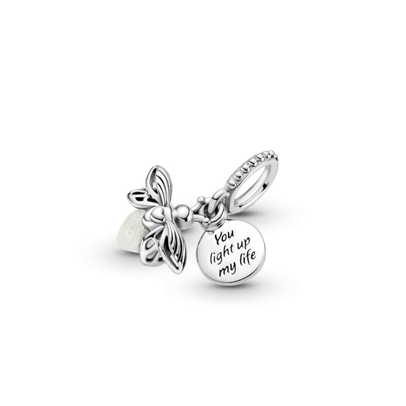 Dije de Plata con Luciernaga, Charm Plata 925 Luciernaga Evangeline