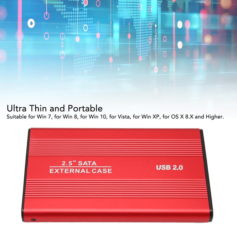 External Hard Drive 2.5 Inch Slim USB 2.0 High Speed