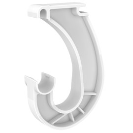 ClosetMaid Support Bracket for SuperSlide Hanging Bar Closet Rod, for Wire Shelving, White