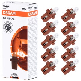 Osram ORIGINAL Sockel Sonderlampe BX8.5d, 2741MFX, 24V, 10er Faltschachtel