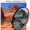 GREEN.L 95mm Infrared Filter, 95mm IR 720nm (R72) Filter for