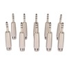 XLR Female to 1/4 Inch TRS Adapter, 10 Packs XLR