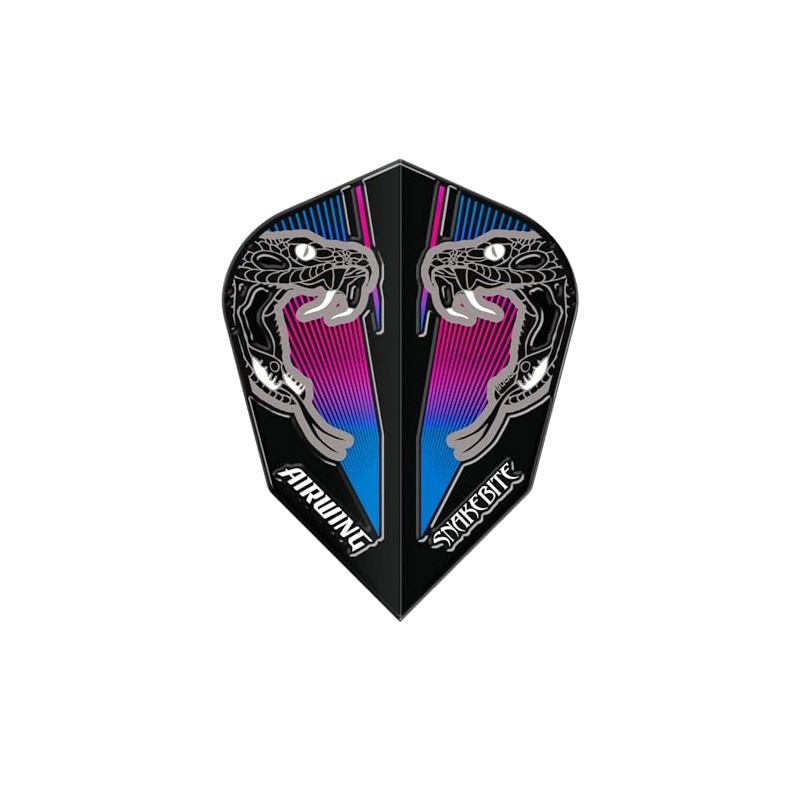RED DRAGON Airwing Unique Moulded Peter Wright Snakebite Blue V-Standard
