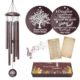 Memorial Gifts for Loss of Daughter, 25''Memorial Wind Chimes of Sympathy Gifts for Loss of Daughter,Bereavement, Condolence, Remembrance Gifts,Windchimes in Memory