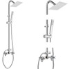 Aolemi Wall Mount Outdoor Shower Kit,Outdoor Shower Fixtures Faucet System