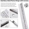 2 Pack Heavy Duty Piano Hinge 36 Inch x 3