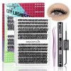 DIY Lash Extension Kit Individual Lash Clusters Kit 40D 50D