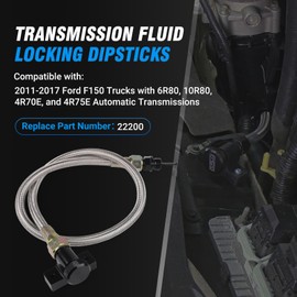 22200 Automatic Transmission Fluid Locking Dipsticks Compatible with 2010-2017 F-150 Trucks with 6R80 10R80 4R70E 4R75E Transmissions