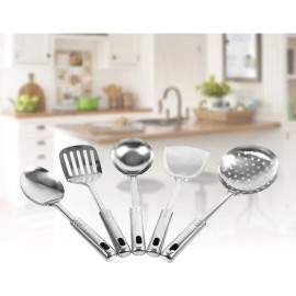 Juego De Utensilios De Cocina De Acero Inoxidable Ik, Rw