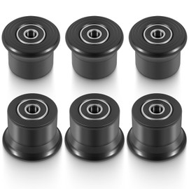6-Pack Rolling Seat Trolley Wheels, Sliding Bracket Rollers for Bowflex Sport - Compatible with Blaze, PR1000, Ultimate 2, Classic, Elite, Motivator 2, Conquest, Schwinn Comp, and Revolution