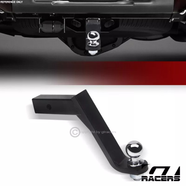 GTRacers 8" Drop Trailer Towing Hitch Loaded Ball Mount Pin