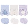 DRESHOW Newborn Baby Hat Mittens Hospital Hat Beanie Infant Hats