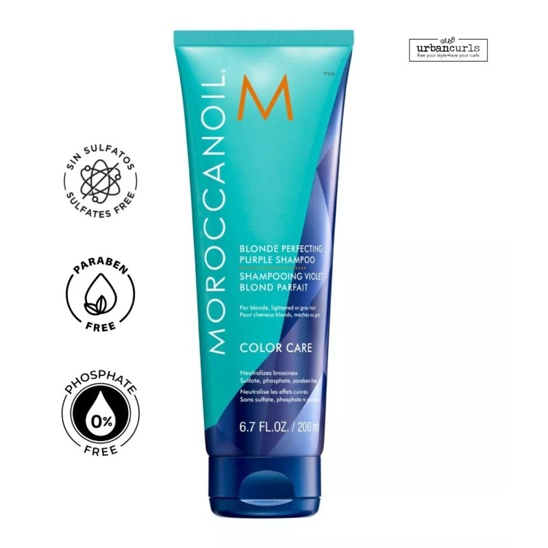 Moroccanoil Shampoo Matizador Violeta Moroccanoil Rubios Perfectos 200ml
