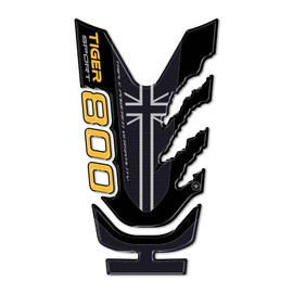 labelbike - 3D Sticker Tank Pad Protection and Decoration Motorcycle Tank compatible with Triumph Tiger 800 Sport 2025 - Color Ochre