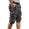 YGREYG Mens Cargo Shorts Long Capri Below The Knee Shorts