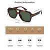 SOJOS Retro Trendy Polarized Aviator Sunglasses for Women Men, Large