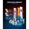 Marsauto 9006/HB4 LED Fog Light Bulbs, 34,000LM Ultra-Bright for Wider
