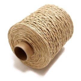 Paper Thread (Thin): Approx. 1666.2 ft (480 m) for Rakin Packaging Material Handmade Washi Thread (1 Beige)