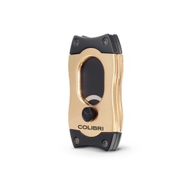Colibri S-Cut Cigar Cutter - Classic Straight Cut - Up to 66 Ring Sizer Cigars - Ergonomic Design - Non-Stick Coating - Spring Loaded Release Mechanism - Includes Gift Box