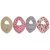 Set of 4 Pippi Triangular Baby Bibs Neck Scarf Set