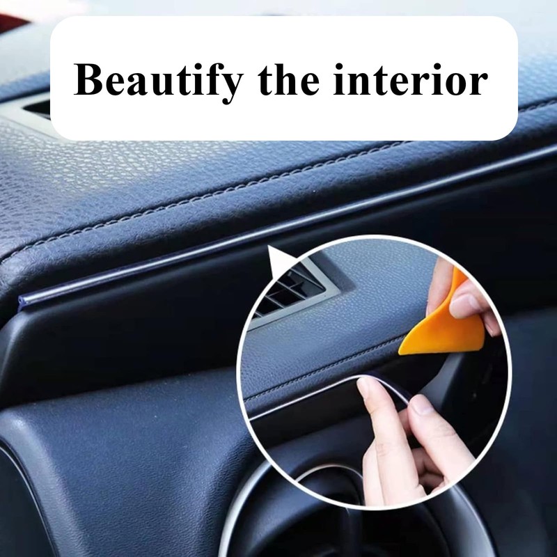 5M EL Wire Car LED Interior Strip Light USB Neon,