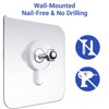 Aweshock Picture Hangers Without Nails, 20 Packs Self Adhesive No