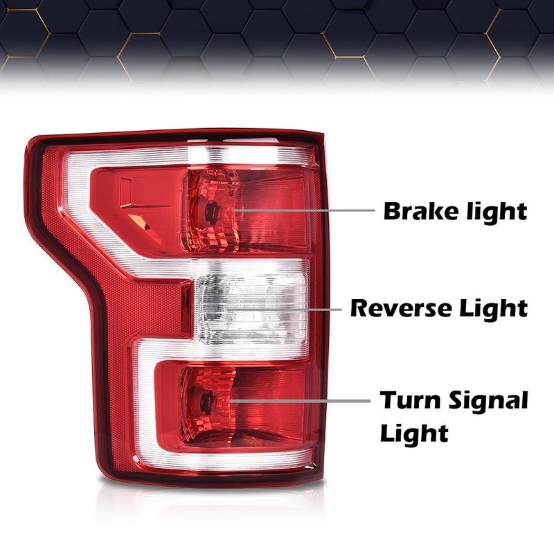 PIT66 Tail Lights Assembly,Compatible with 2018 2019 2020 Ford F150