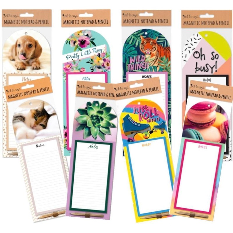 Orbitron Magnetic Shopping List Pad Notepad & Pencil To Do