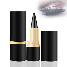 KAIYAYA 2 Stück Eyeliner Wasserfest Matte Schnell Trocknender,Matte Eyeliner Stift Gel Schwarz Trocknender & Wischfester Kajalstift Pencil für Ein Alltägliches Lang Anhaltendes Augen Make Up (Schwarz)